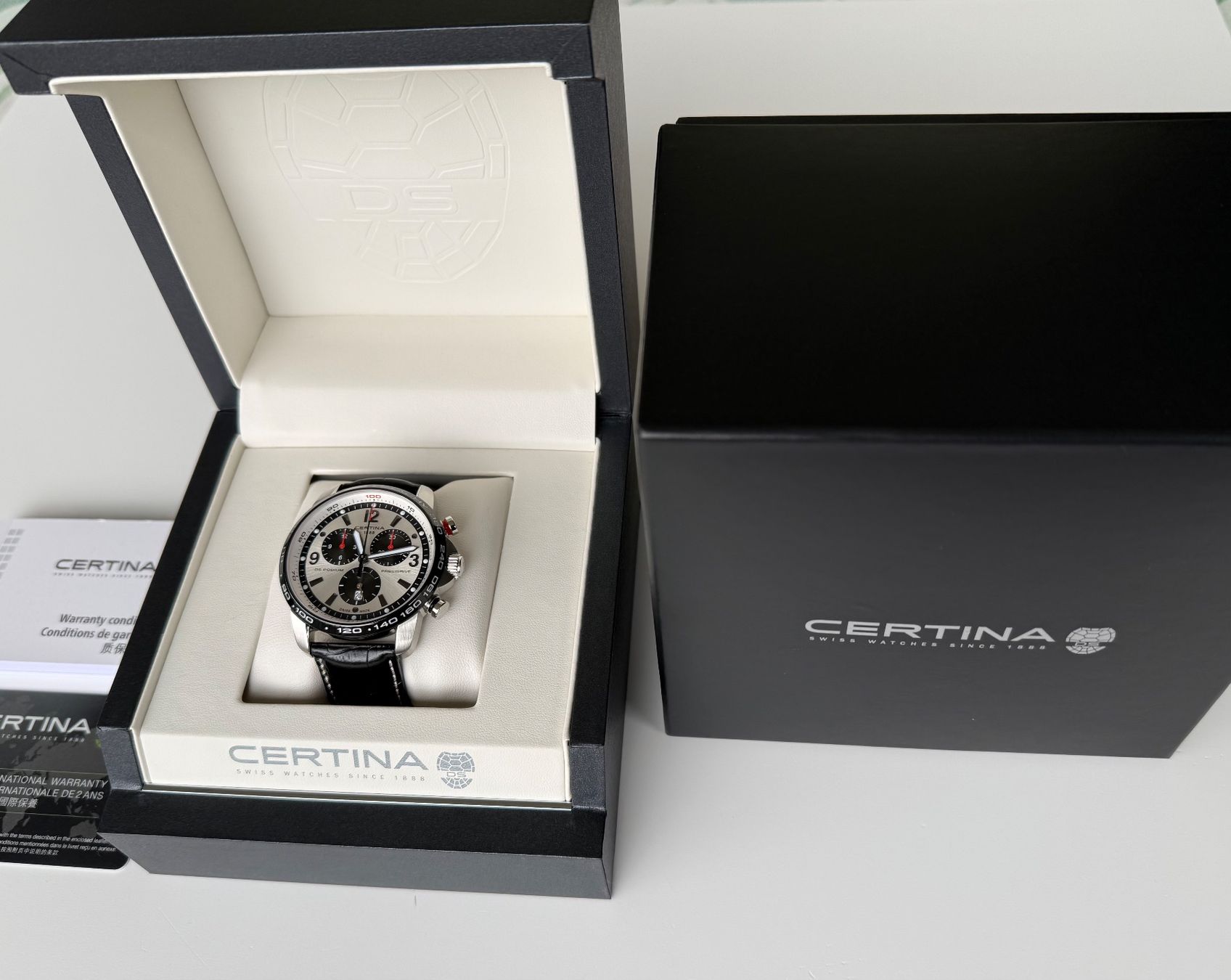 Certina Orologi: Certina DS Podium Big Size Chrono Precidrive 1/100 – Nuovo (secondo la descrizione) da Luzern venduto da Cabriolet