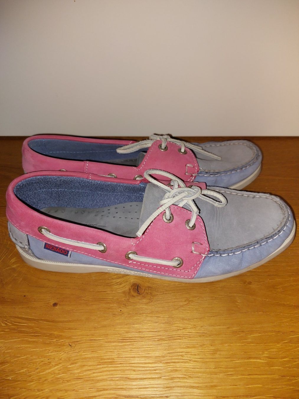 Sebago Damenschuhe: Echt Leder Sneaker / Selgelschuhe Sebago – Gebraucht aus Titterten von fra_v27g 2