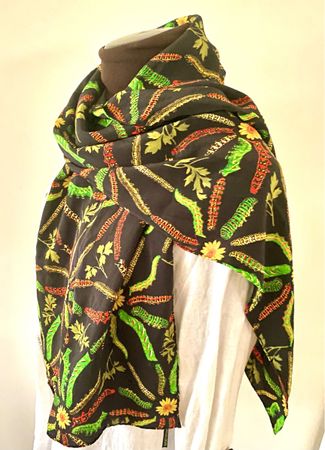 Roberto Angelico Seidenschal Foulard Silk/Made in Switzerlan
