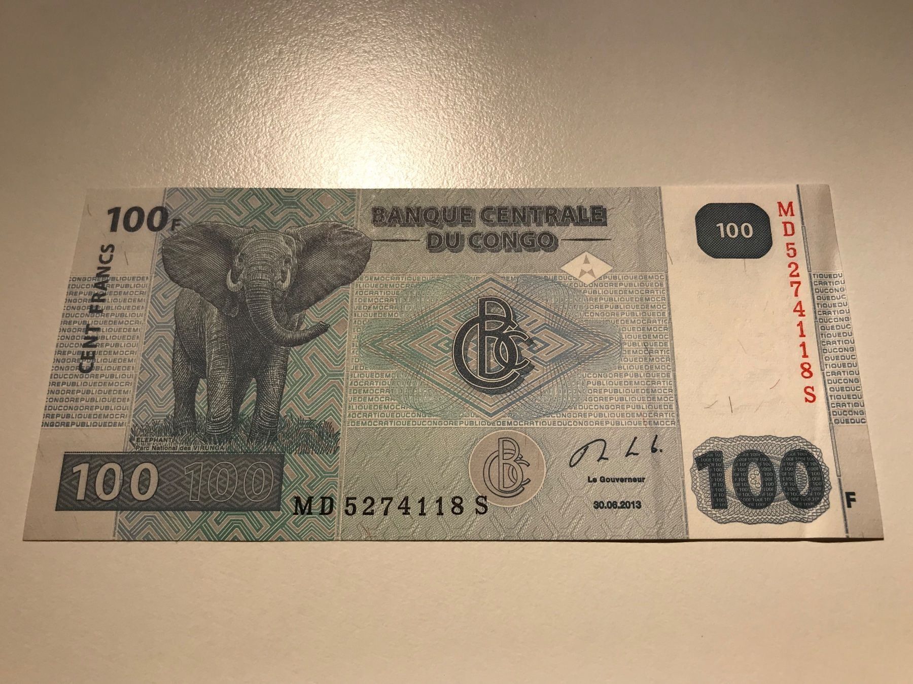 Banconote: Kongo 100 Francs 2013 – Usato da Algetshausen venduto da Carrhard