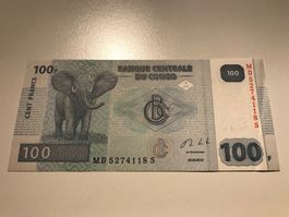 Kongo 100 Francs 2013