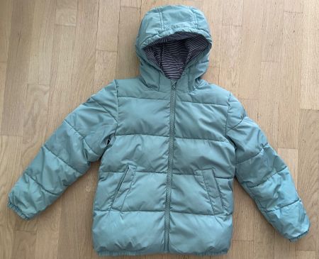 PETIT BATEAU Doudoune très chaude vert céladon 140 / 10 ans