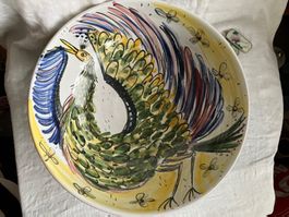Grosse Schöne Schüssel  Schweizer Keramik (10x30cm)
