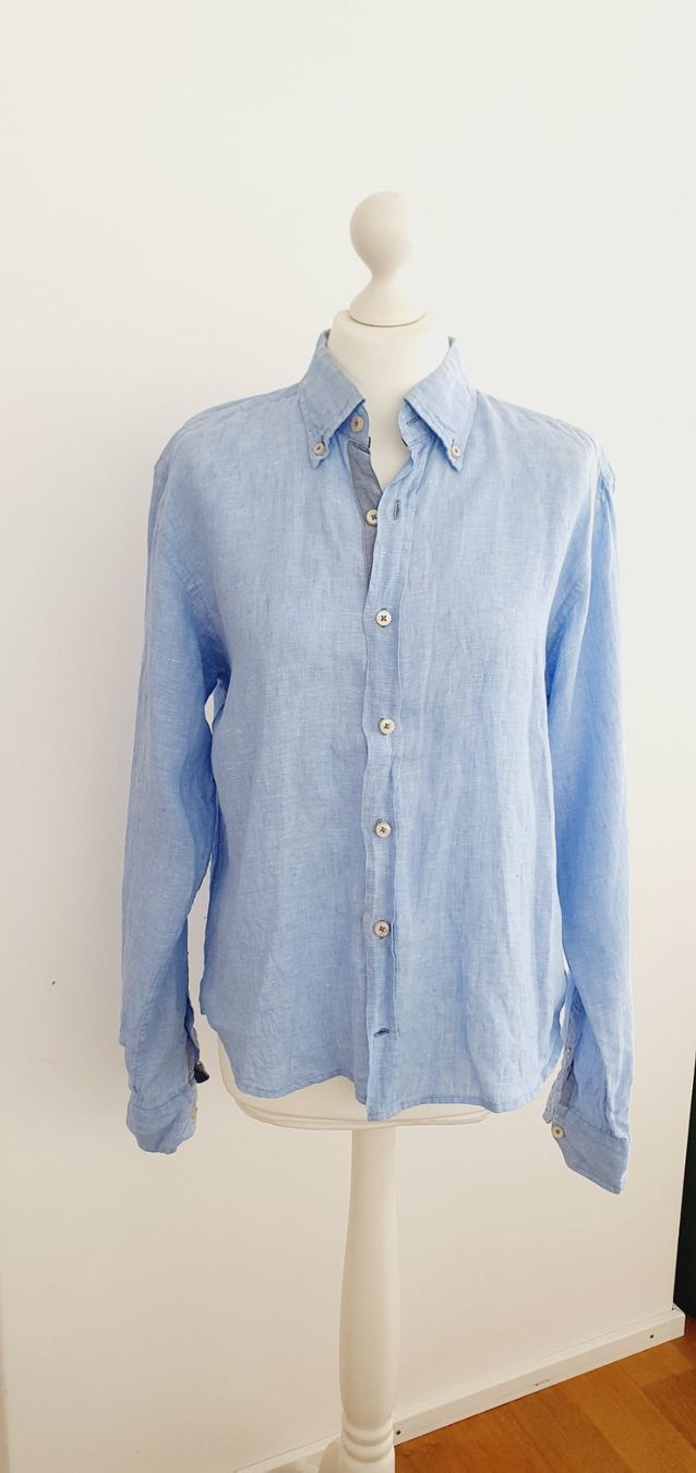 Chemises: Leinen Hemd 100% Gr. M hellblau – D'occasion à Stansstad par InStyle8 1