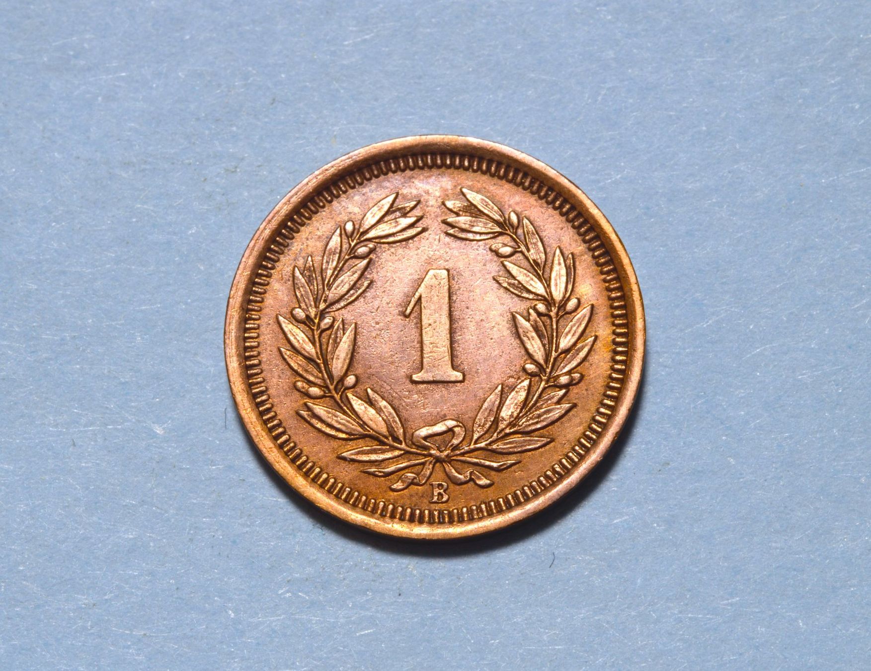 Tutti le monete: 1 Rappen 1880 – Usato da Oberglatt ZH venduto da ZH111 3