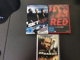 3 DVD Bruce Wilis und Van Damme