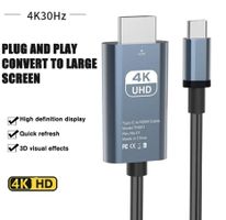USB-C zu HDMI Kompatibles Adapter Handy Fernseher Verbinder