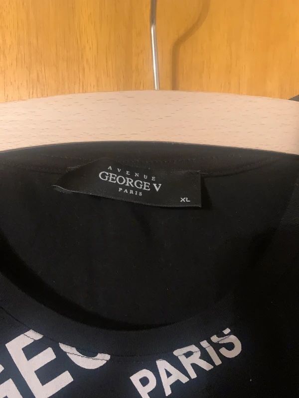 T-shirt: T-SHIRT NOIR GEORGE V, neuf – Nuovo (secondo la descrizione) da Courrendlin venduto da deb_7jxd 2