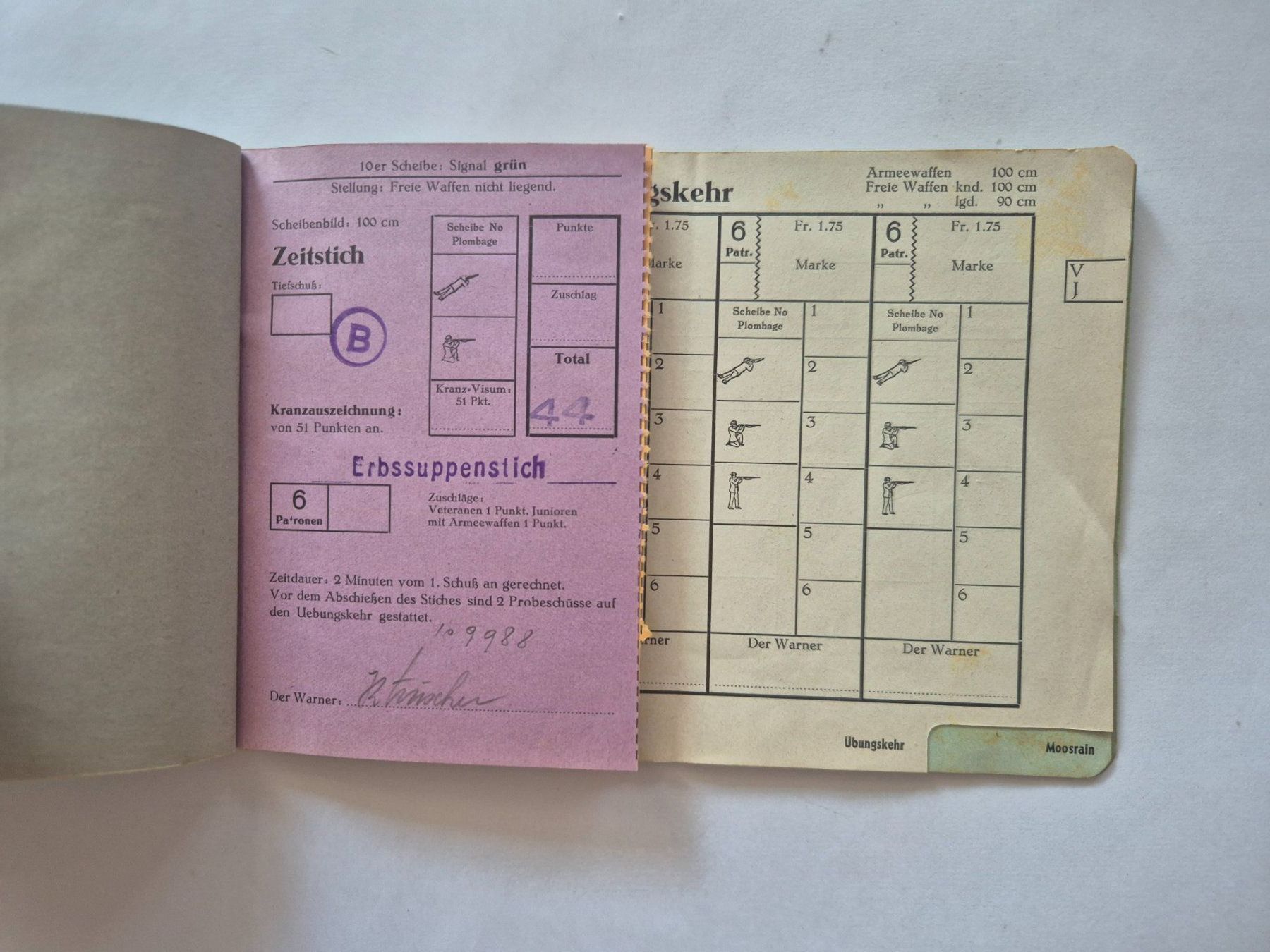 Documenti: Oberaargau Landesschiessen Herzogenbuchsee 1938 – Usato da Langendorf venduto da zvonu161 4