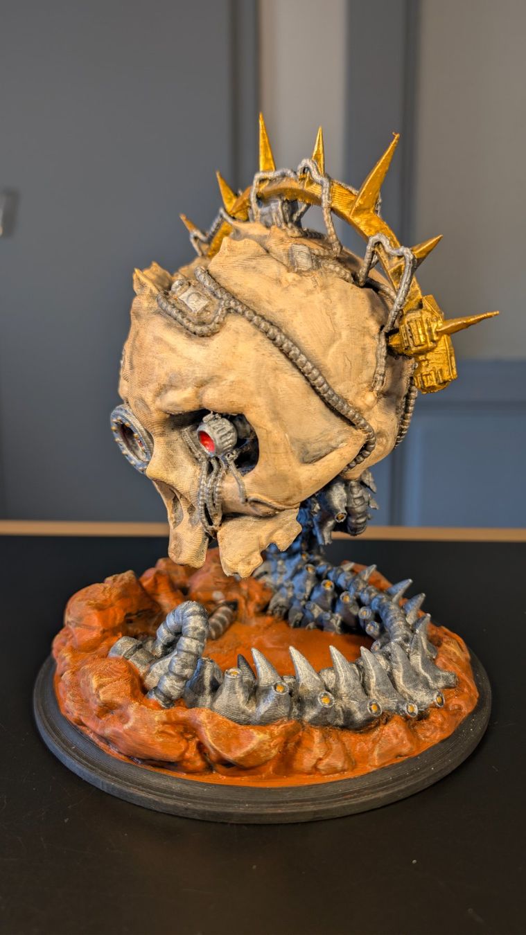 Statuette: Warhammer 40K Servo Skull Dice Tower Hand Painted Wargaming – Nuovo (secondo la descrizione) da Roveredo GR venduto da 3D_ZAGA 2