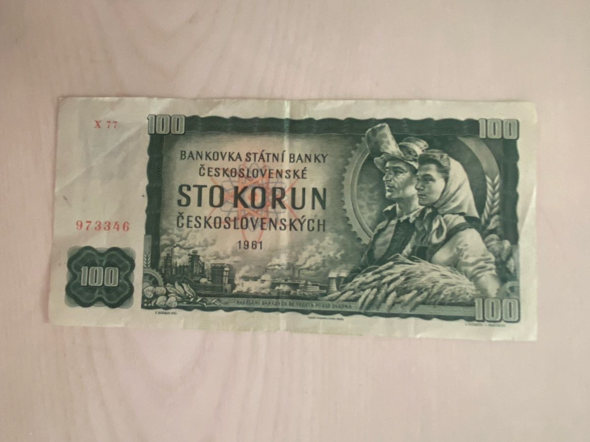 Banknoten: Banknote Tschechoslowakei – Gebraucht aus Muralto von Alex1912