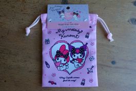 Sanrio Japan Characters Kuromi - Draw String Bag Tasche