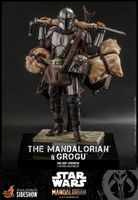 HOT TOYS TMS052 Deluxe Edit. Mandalorian & Grogu Neu und OVP