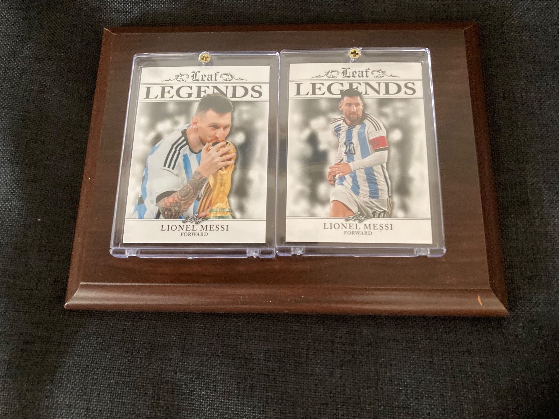Sammelbilder & Trading cards: Lionel Messi Argentinien Leaf Legends Plakette – Neu und originalverpackt aus Reinach BL von RetroGamesSportsMore 1