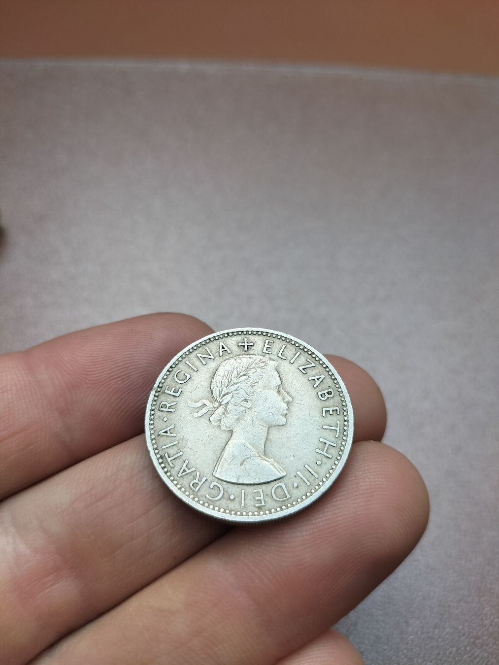 Alle Münzen: Queen Elizabeth II Zwei Schillinge 1957 – Gebraucht aus Müselbach von pat_9c9w 1