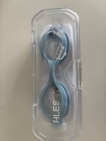 Badebrille für Kinder, hellblau, inkl. Etui