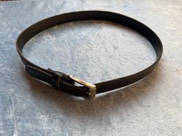 Blauer Ledergürtel, elegant & zeitlos, Top Zustand