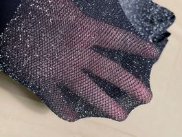 Glamour Collant neri con glitter - perfetti per le feste!