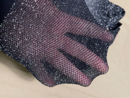 Glamour Collant neri con glitter - perfetti per le feste!