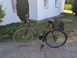 Raleigh Stadtrad Velo mit Korb, schwarz