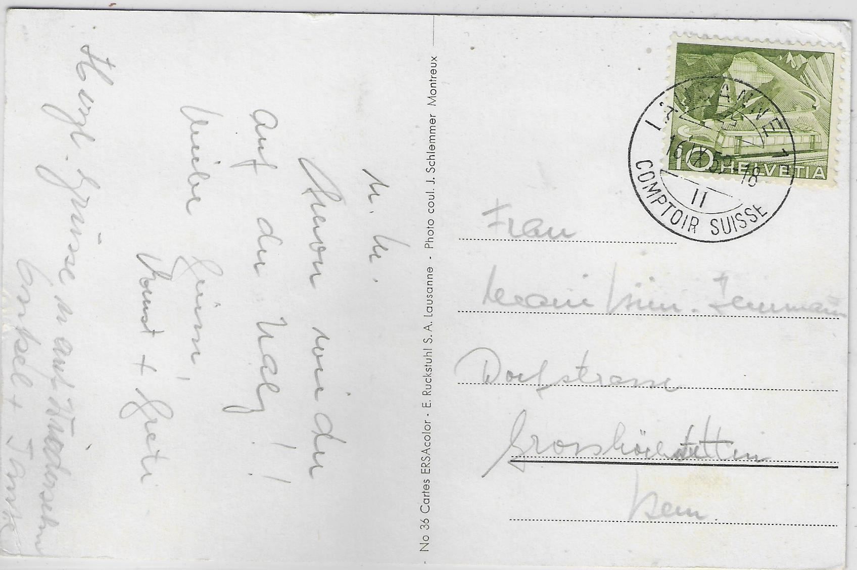 Cartoline postali: Foire Nationale de Lausanne – Usato da Ettingen venduto da Kartenplanet 1