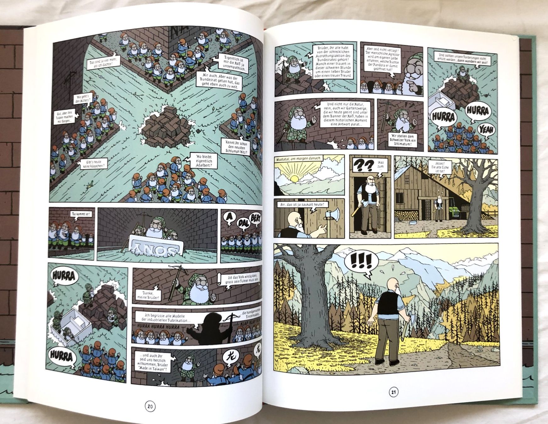 Fumetti: BUPO SCHOCH - Operation "Roter Zipfel" - Edition Moderne – Usato da Schaffhausen venduto da durruti 3