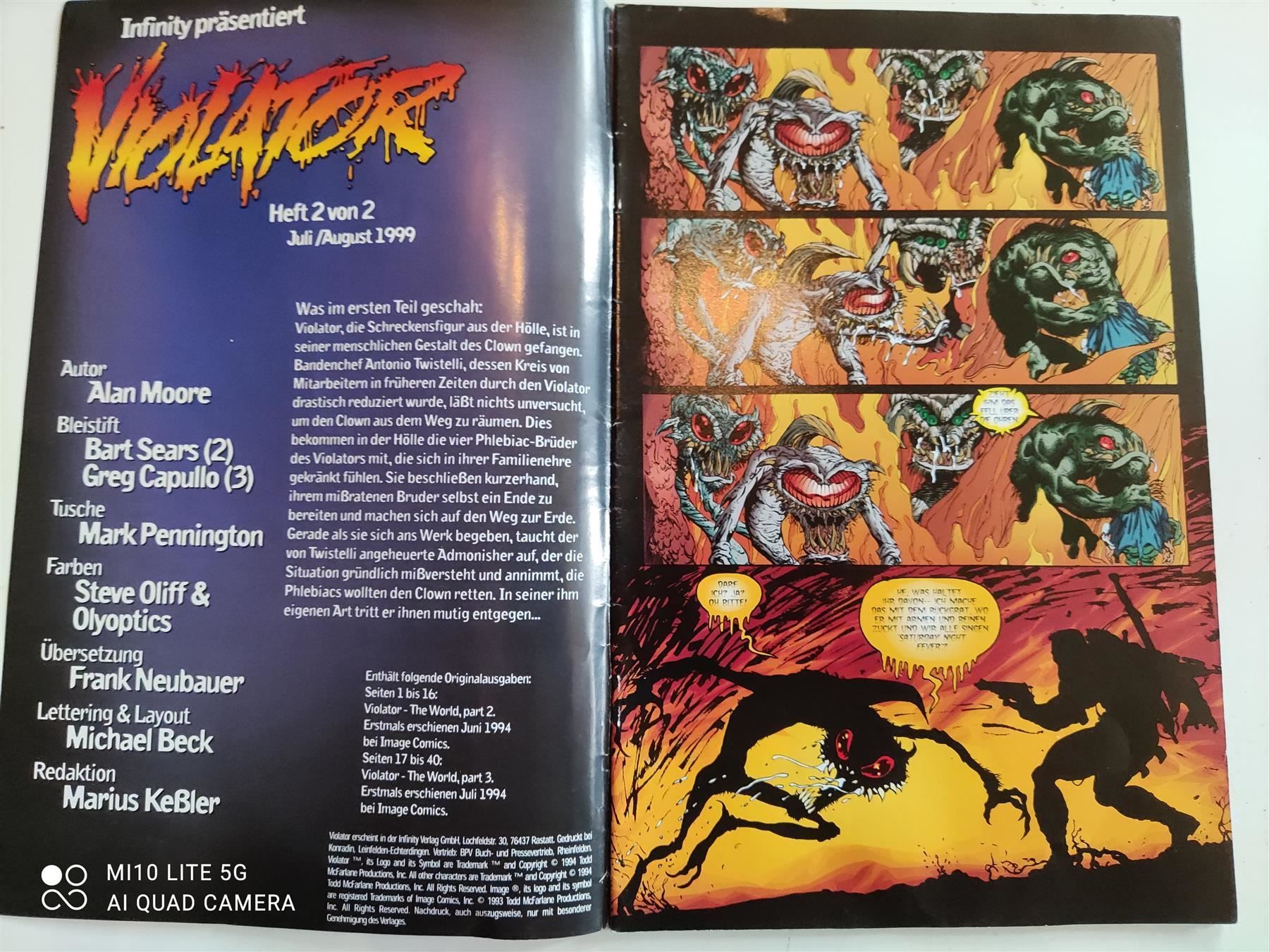 Fumetti: Violator #2  (Heft 2 von 2) – Usato da St.Galllen venduto da elkaphone 1