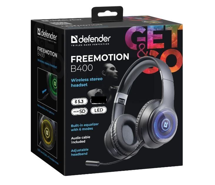 Cuffie: Defender Freemotion B400 Wireless Headset NEU OVP 90 Stunden – Nuovo e nell'imballaggio originale da Effretikon venduto da SEMOUNA 1