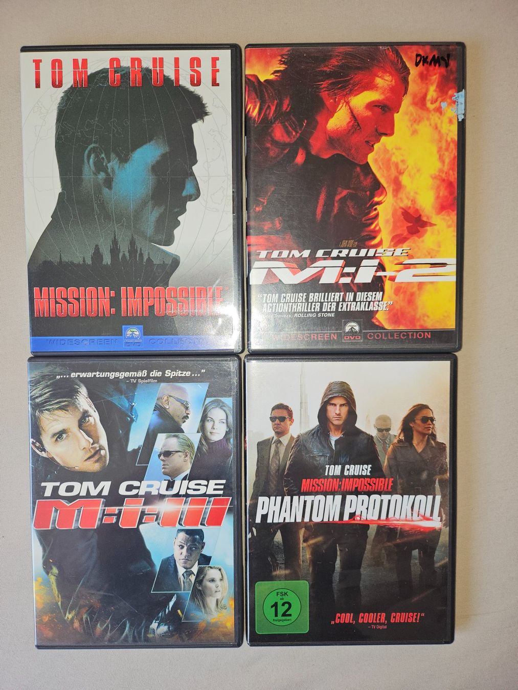Tutti i DVDs: DVD Pack: Mission Impossible 1-4 – Usato da Thun venduto da Shame