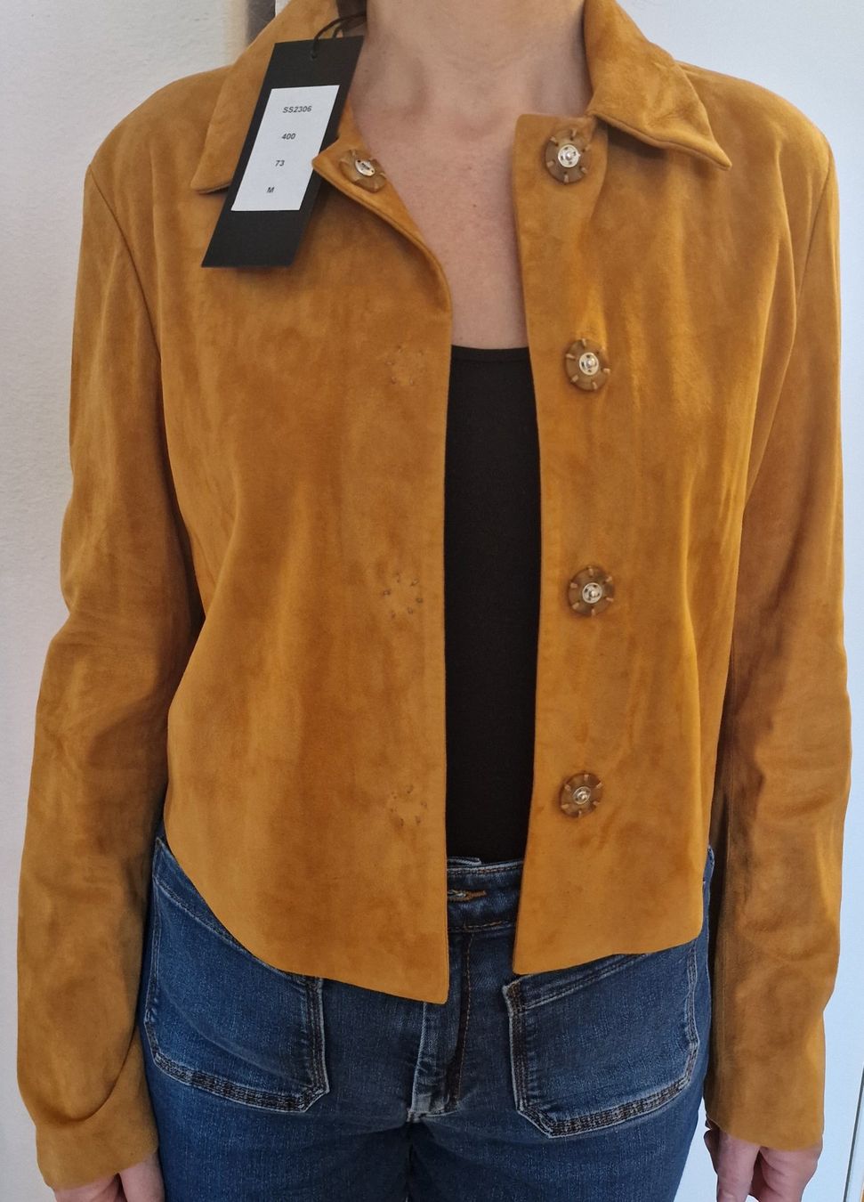 Giacche: Trendige Wildleder Jacke von Leonardo, Größe M – Nuovo e nell'imballaggio originale da Zürich venduto da Pero6