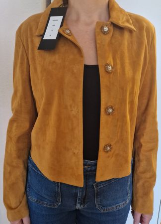 Trendige Wildleder Jacke von Leonardo, Größe M