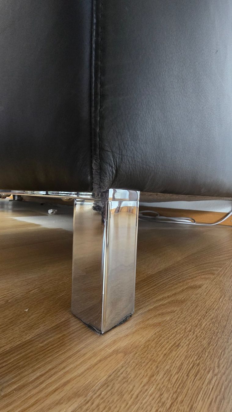 Divani: Sofas schwarz aus echtem Leder (2 plätzer) – Usato da Muttenz venduto da gub_bqx9 2