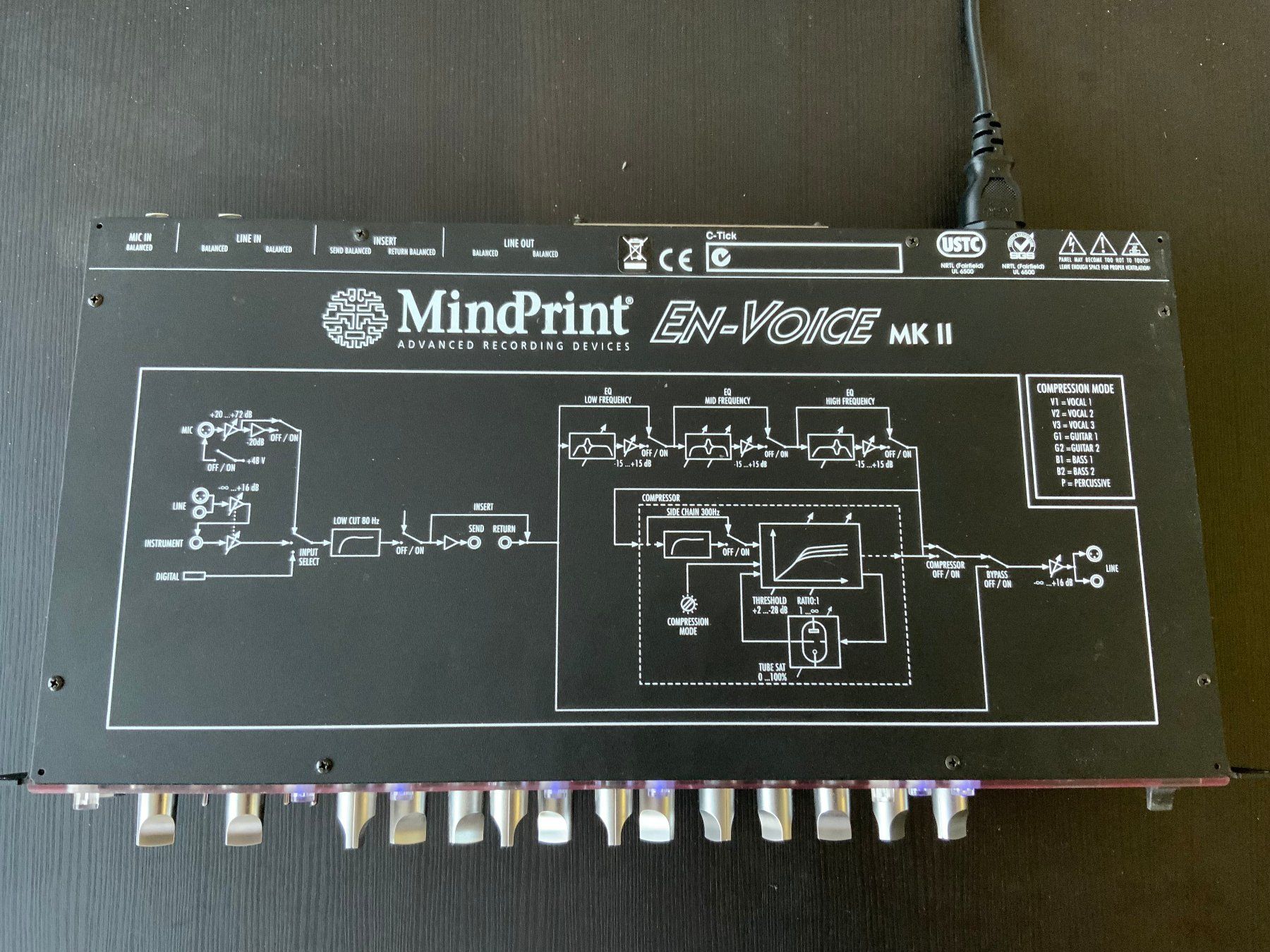 Equalizzatori: MindPrint EnVoice MK II mit Digital Option – Usato da Unterseen venduto da endlandmusic 3