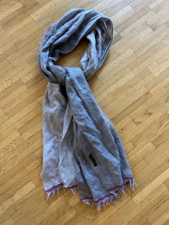 Massimo Dutti, écharpe laine mélangée, beige