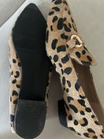 Damenschuhe Loafers Leo-Muster Grösse 41 eher 40,5