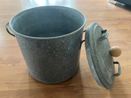 Zinkeimer antik Vintage-Look, Top Zustand vielseitig nutzbar