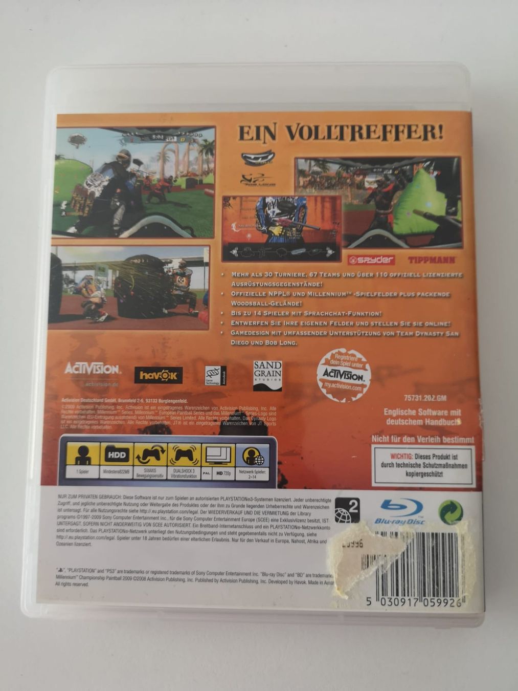 Sony Spiele: Championship Paintball 2009 (PS3) – Gebraucht aus Herisau von Seyashop1 2