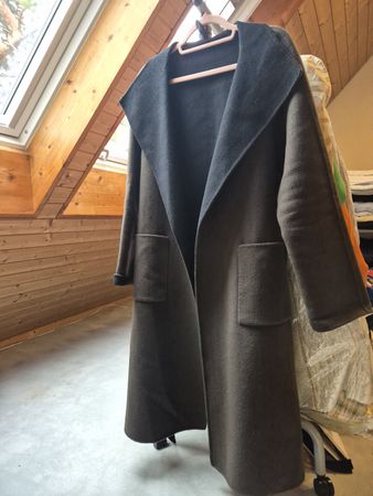 Wolle Kaschmir Mantel Nulu Gr M