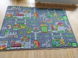 Spielteppich Kinderzimmer Stadt Motiv - sehr gut erhalten.