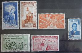 Französisch-Indochina ex. Kat. 263-351 * 1942/46
