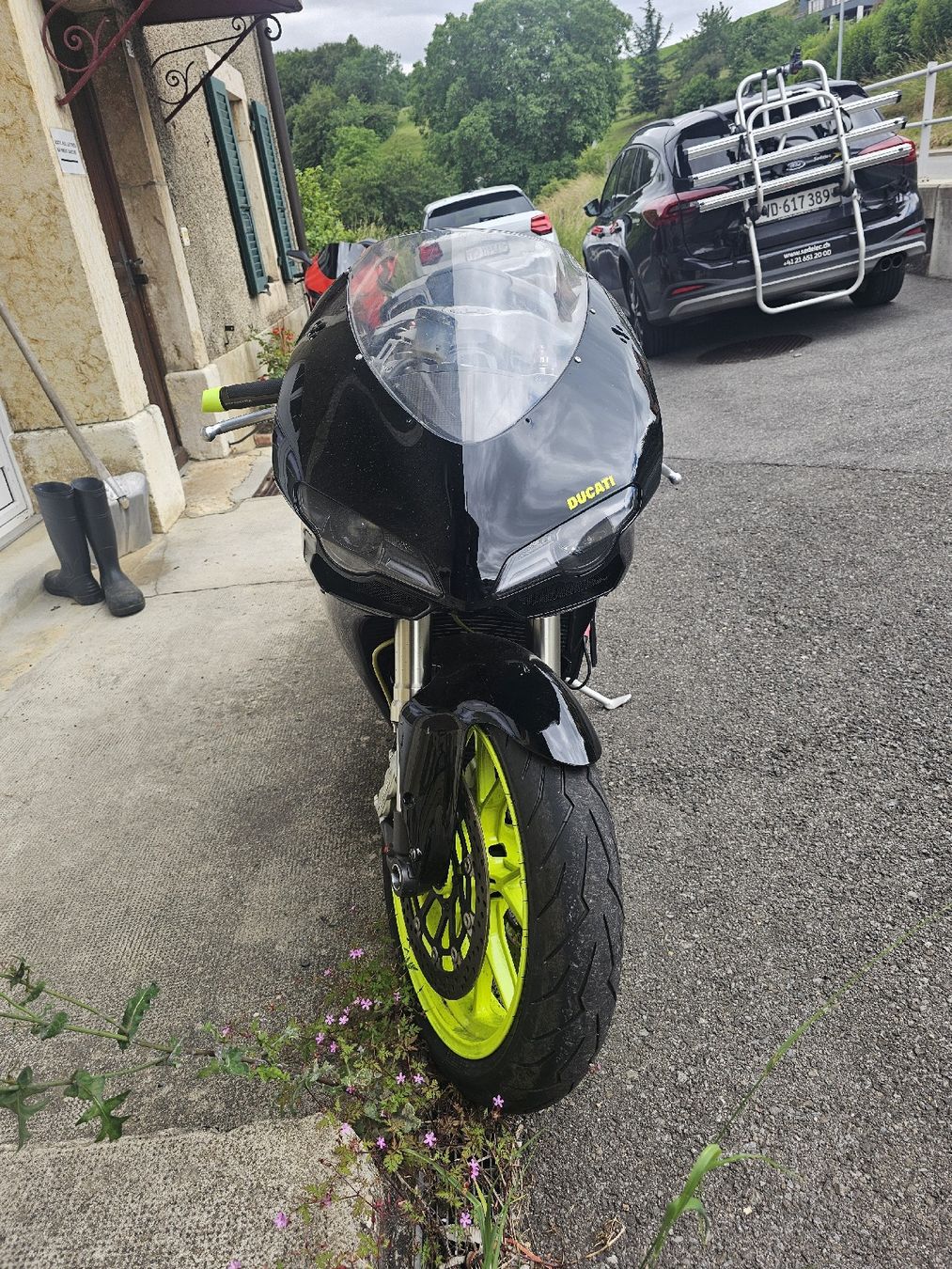 Ducati Strasse: Ducati 848 2008 accidenté  – Defekt aus Orbe von Ramses-deux 3