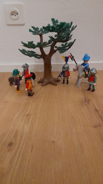 Playmobil Ritter Räuber Eiche mittel Zusatz 3628 (Gebraucht) in ...