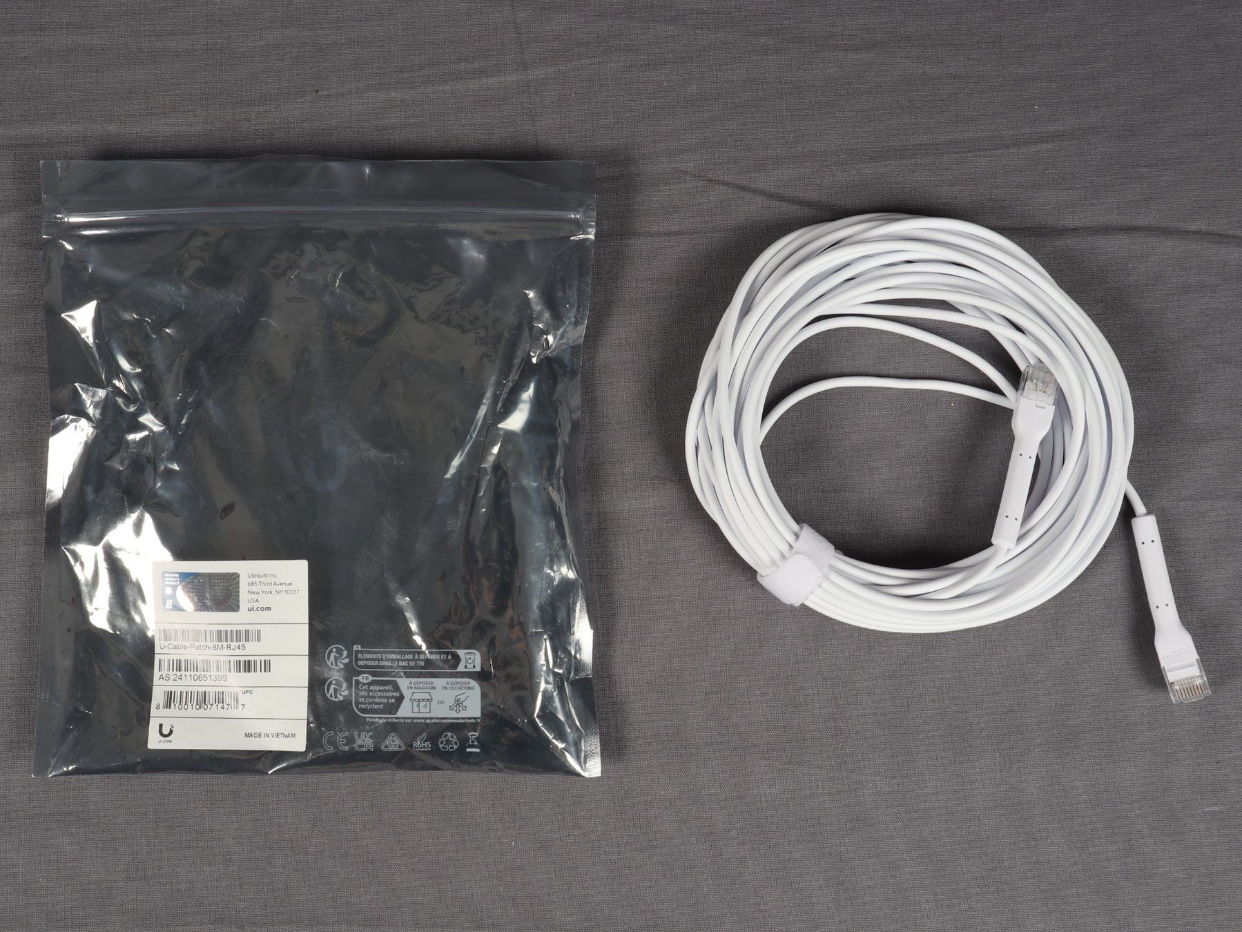 Ubiquiti Kabel: UBIQUITI INC. Netzwerkkabel 8m – Neu (gemäss Beschreibung) aus Steinen von Restwert_Steinen