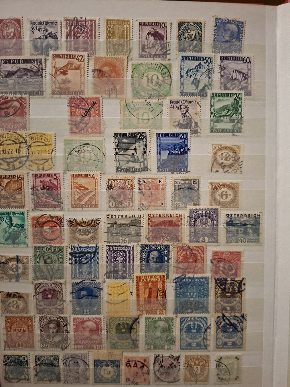 Tutti i francobolli: Briefmarkensammlung Österreich – Usato da Balgach venduto da SIMEON27 4