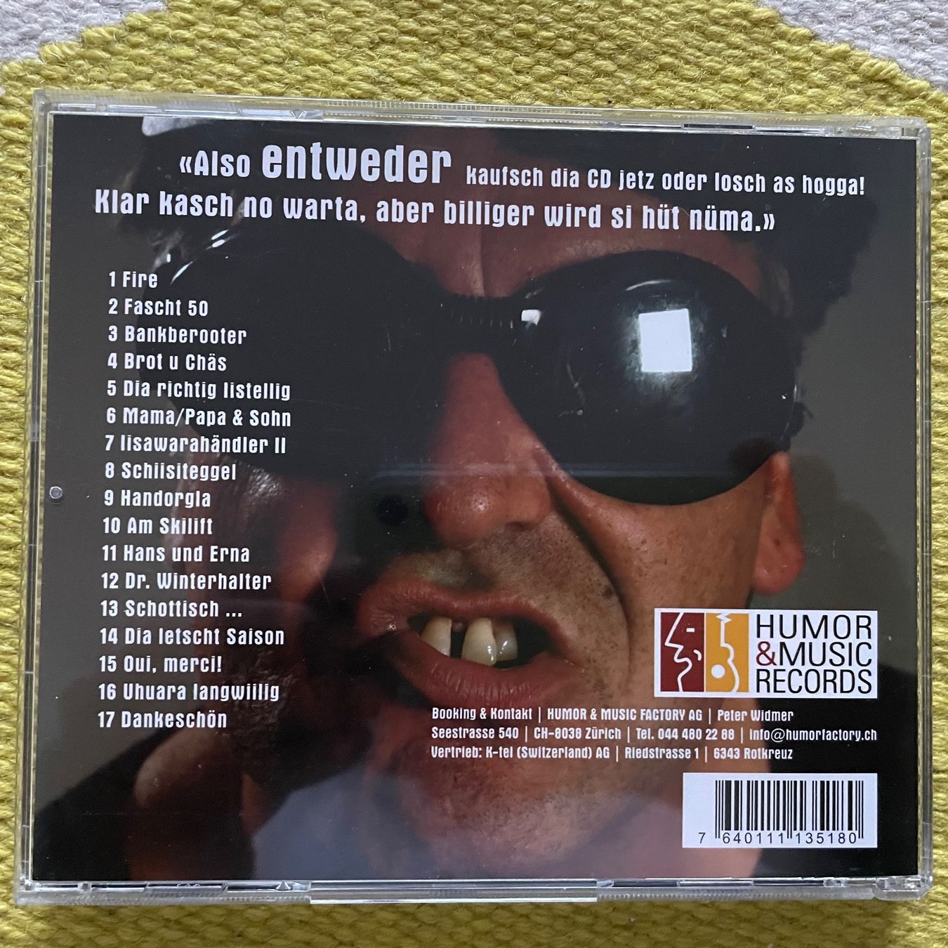 CD: ROLF SCHMID-….NA UND? – Usato da Rorschacherberg venduto da CD-Roli 1