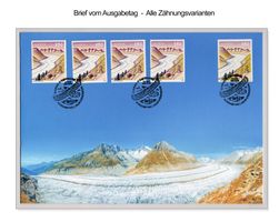 Sehenswürdigkeiten 2025 (G238) Aletsch Gletscher glacier FDC