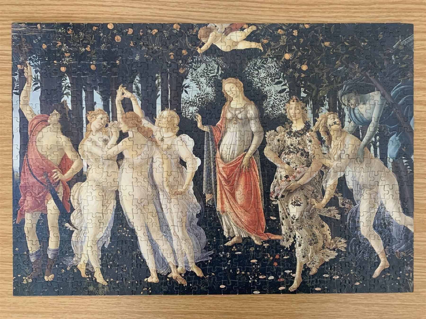 Puzzle: La Primavera von Botticelli 540 Puzzles – Usato da Rikon im Tösstal venduto da Alpenmutz 1