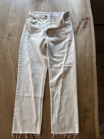 Jeanshose Zara Straight weiss Gr.36 NEU!!