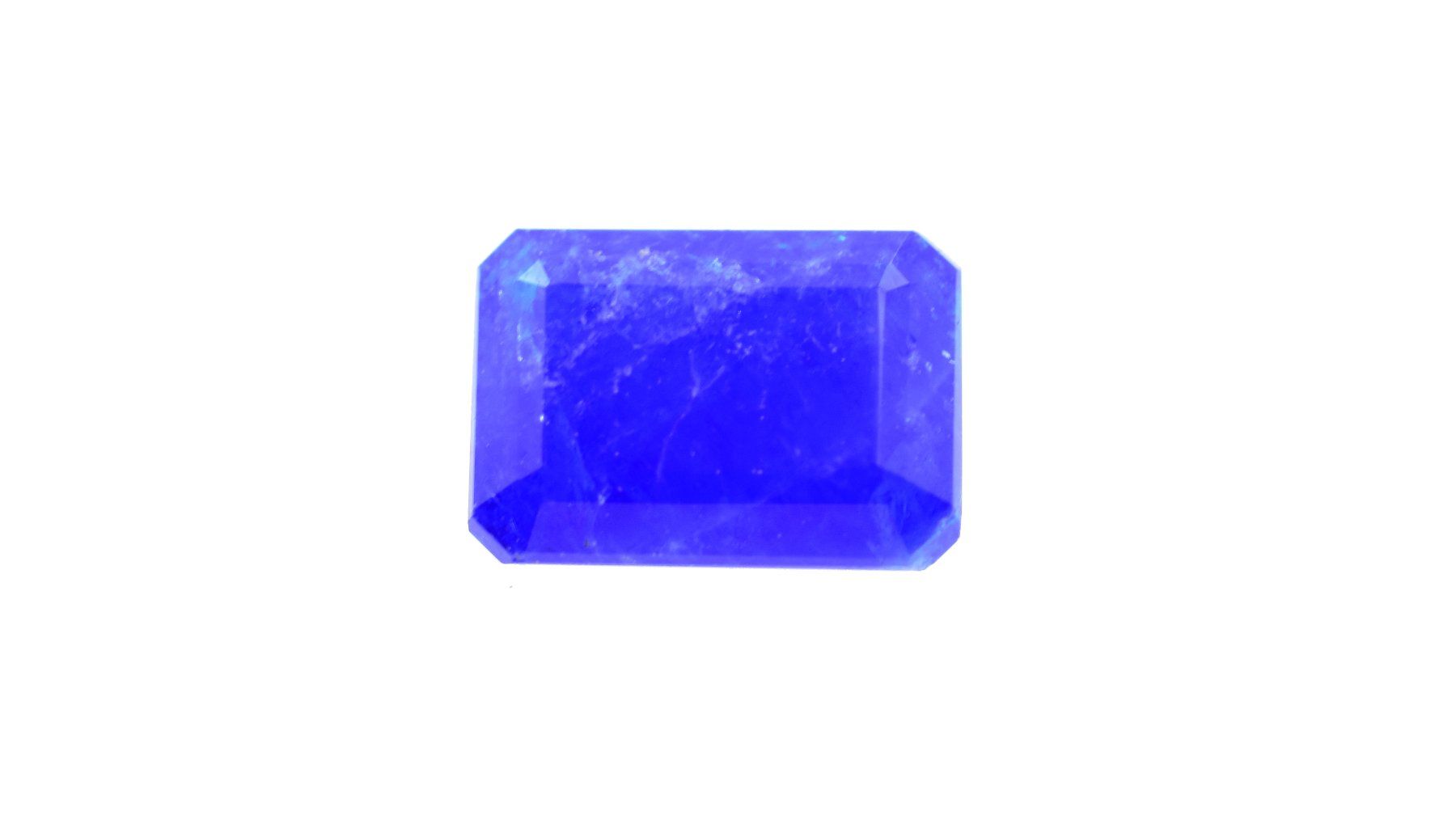 Pietre preziose: Hauyn-Blau-0.72 ct-Smaragd Schliff-Idar-Oberstein – Nuovo e nell'imballaggio originale da Berlingen venduto da inf_rn5k