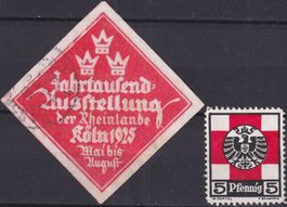 1925, DE: Jahrtausend-Ausstellung der Rheinlande (Köln) Vign